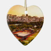 Seoul South Korea Skyline Keramikornament (Rechts)