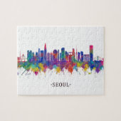 Seoul South Korea Skyline Puzzle (Horizontal)