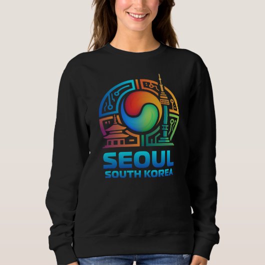 Seoul South Korea Sweatshirt (Vorderseite)