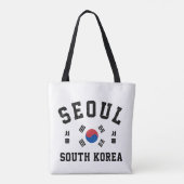 Seoul South Korea Tasche (Rückseite)