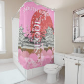 Seoul South Korea Travel Art Duschvorhang (Beispiel)