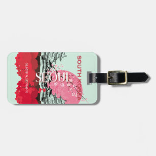 Seoul South Korea Travel Art Gepäckanhänger