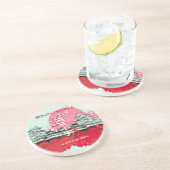 Seoul South Korea Travel Art Getränkeuntersetzer (Seite)