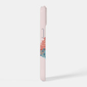 Seoul South Korea Travel Art iPhone 15 Hülle (Rechte Seite)