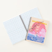 Seoul South Korea Travel Art, Pastel Notizblock (Innenseite)