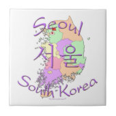 Seoul Südkorea Fliese (Vorderseite)