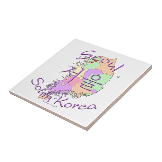 Seoul Südkorea Fliese (Seite)
