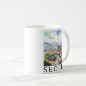 Seoul, Südkorea Kaffeetasse (VorderseiteRechts)