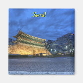 Seoul, Südkorea Magnet (Vorne)
