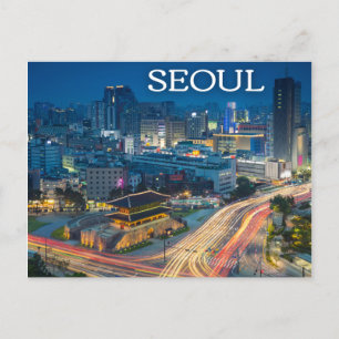 Seoul, Südkorea Postcard Postkarte