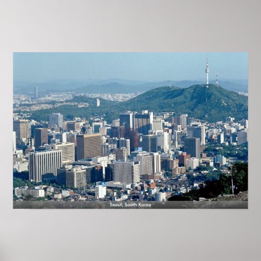 Seoul, Südkorea Poster (Vorne)