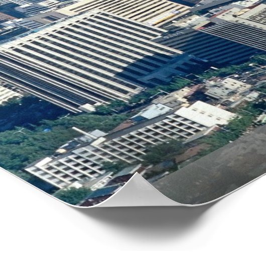 Seoul, Südkorea Poster (Ecke)