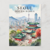 Seoul, Südkorea Postkarte (Vorderseite)