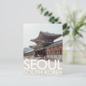 Seoul, Südkorea Postkarte (Stehend Vorderseite)