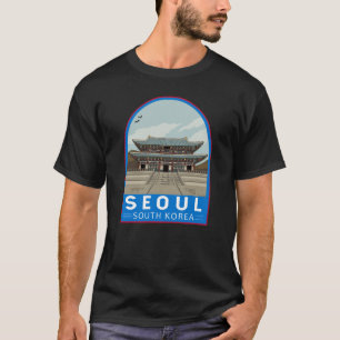 Seoul Südkorea Reise Kunst Vintage T-Shirt
