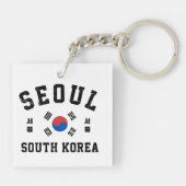 Seoul Südkorea Schlüsselanhänger (Rückseite)