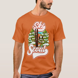 Seoul Südkorea Ski T-Shirt