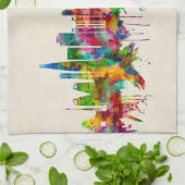 Seoul-Südkorea-Skyline Geschirrtuch (Gefaltet)