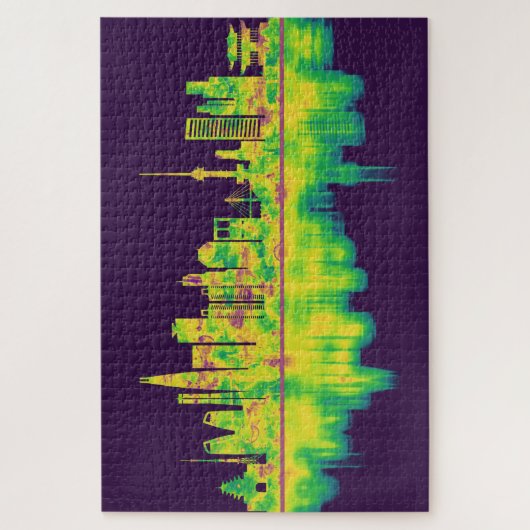 Seoul-Südkorea-Skyline Puzzle (Vertikal)