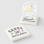 Seoul Südkorea Steinuntersetzer (Seitenansicht)