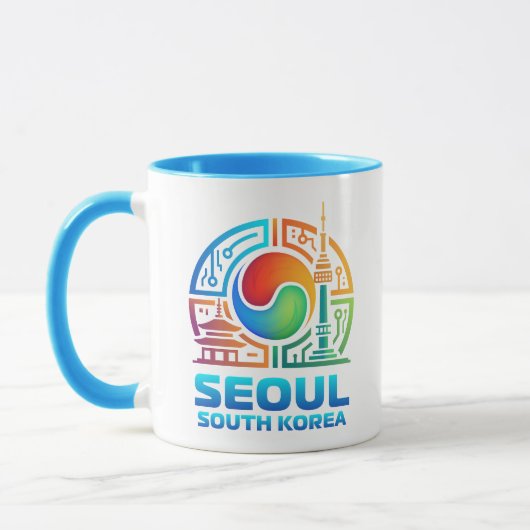 Seoul Südkorea Tasse (Links)