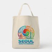 Seoul Südkorea Tragetasche (Rückseite)