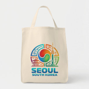 Seoul Südkorea Tragetasche