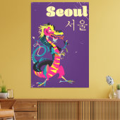 Seoul Südkoreas Reiseplakat Leinwanddruck (Insitu (Wohnzimmer))