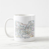 Seoul-Untergrundbahn-Karte Kaffeetasse (Links)