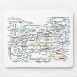 Seoul-Untergrundbahn-Karte Mousepad