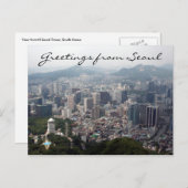 seoul vista greetings postkarte (Vorne/Hinten)