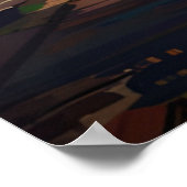 Seouls antiker Charme unter einem lebhaften Himmel Poster (Ecke)