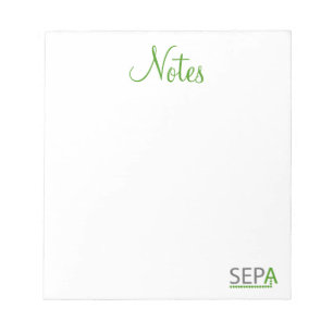 SEPA-Logo-Editor Notizblock