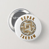 Sepak Takraw geflochtener Ball Button (Vorne & Hinten)