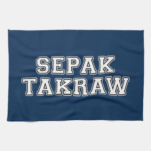 Sepak Takraw Geschirrtuch (Horizontal)