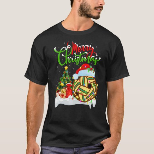 Sepak Takraw  Xmas Decorations Sepak Takraw Christ T-Shirt (Vorderseite)
