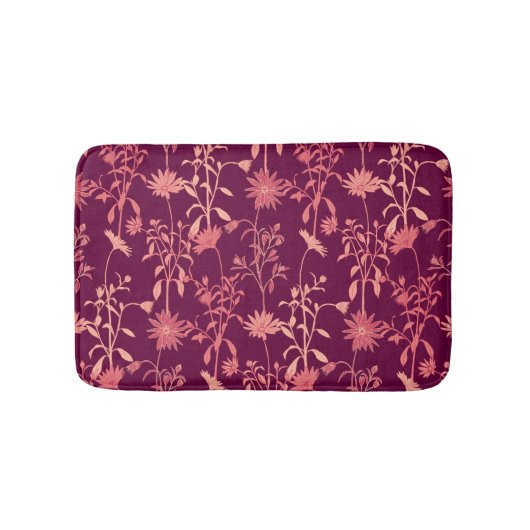 Separate Elemente: Floral Vintage Badematte (Vorderseite)