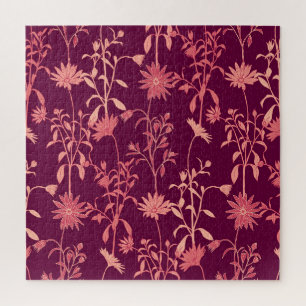 Separate Elemente: Floral Vintage Puzzle
