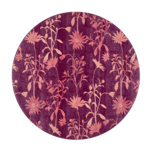 Separate Elemente: Floral Vintage Schneidebrett