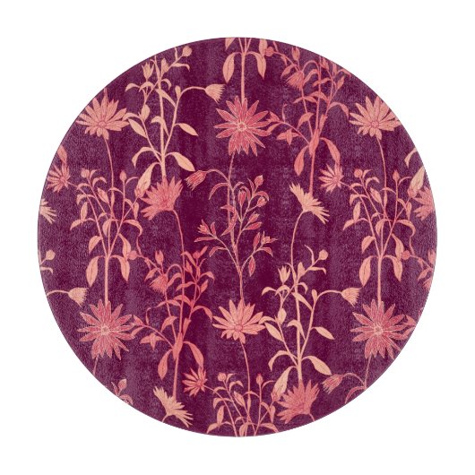 Separate Elemente: Floral Vintage Schneidebrett (Vorderseite)