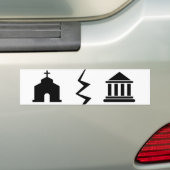 Separate Kirche und Staat Autoaufkleber (Auf Auto)
