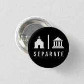 Separate Kirche und Staat Button (Vorne & Hinten)