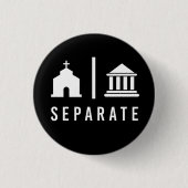 Separate Kirche und Staat Button (Vorderseite)