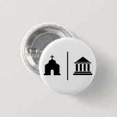 Separate Kirche und Staat Button (Vorne & Hinten)