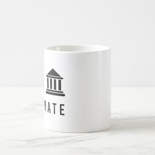 Separate Kirche und Staat Kaffeetasse (Mittel)
