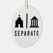 Separate Kirche und Staat Keramik Ornament (Rechts)