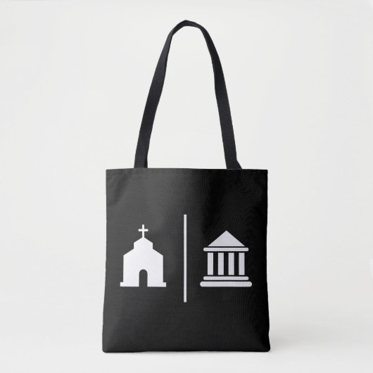 Separate Kirche und Staat Tasche (Vorderseite)
