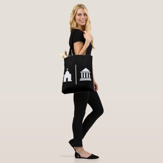 Separate Kirche und Staat Tasche (Am Model)
