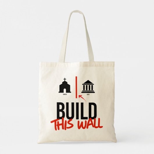 Separate Kirche und Staat Tragetasche (Rückseite)