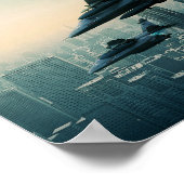 SEPECAT Jaguar-Poster Poster (Ecke)